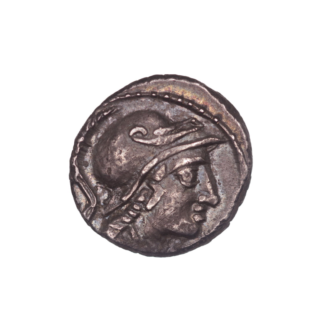L. Rubrius Dossenus AR Denarius - Triumphal Quadriga