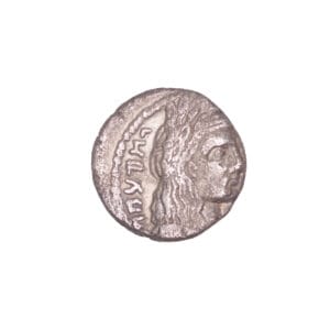 Nabataea AR Drachm, Aretas IV and Shaqilat