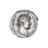 Hadrian AR Denarius - Diana Holding Bow & Arrow