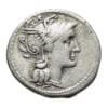 C. Claudius Pulcher AR Denarius - Victory Driving Biga