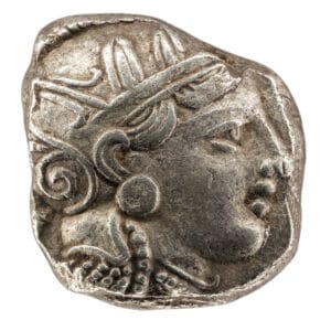 Alternative view of Attica, Athens AR Tetradrachm - Owl - Intermediate Style