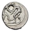 Pamphylia, Aspendos AR Stater - Wrestlers Grappling