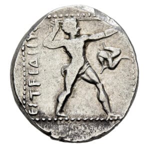 Alternative view of Pamphylia, Aspendos AR Stater - Wrestlers Grappling