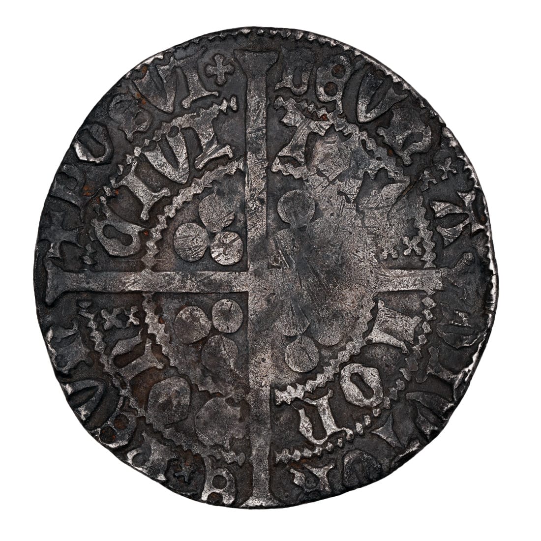 Henry V AR Groat - House of Lancaster - Class C - Mullet on Right Shoulder - Image 2