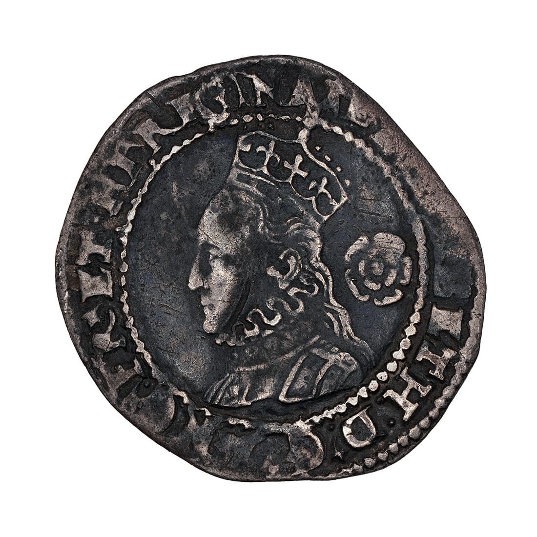 Elizabeth I AR Threepence - Fourth Issue (Mintmark Ermine)