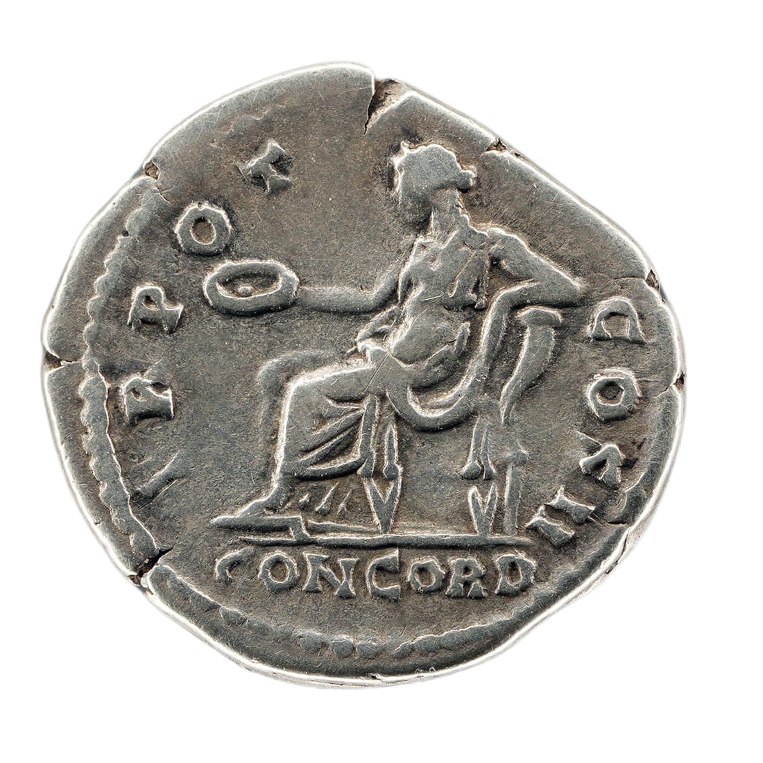 Aelius Caesar AR Denarius - CONCORD (Struck under Hadrian)