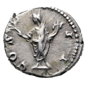 Alternative view of Marcus Aurelius AR Denarius - Honos Standing