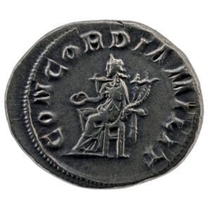 Gordian III AR Antoninianus - CONCORDIA MILIT (Beautiful Specimen)