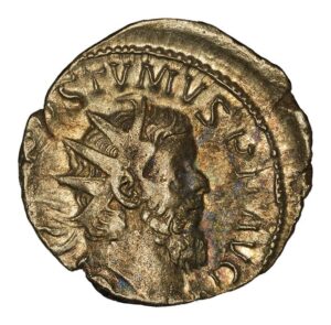 Postumus BI Antoninianus - FIDES MILITVM (Lyon Mint)