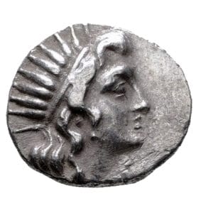 Alternative view of Rhodos, Rhodes AR Drachm - Rose With Bud