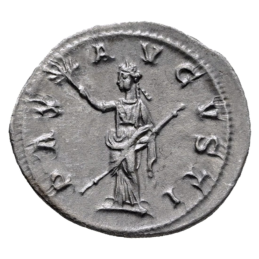 Maximinus I "Thrax" AR Denarius - PAX AVGVSTI (Late Portrait)