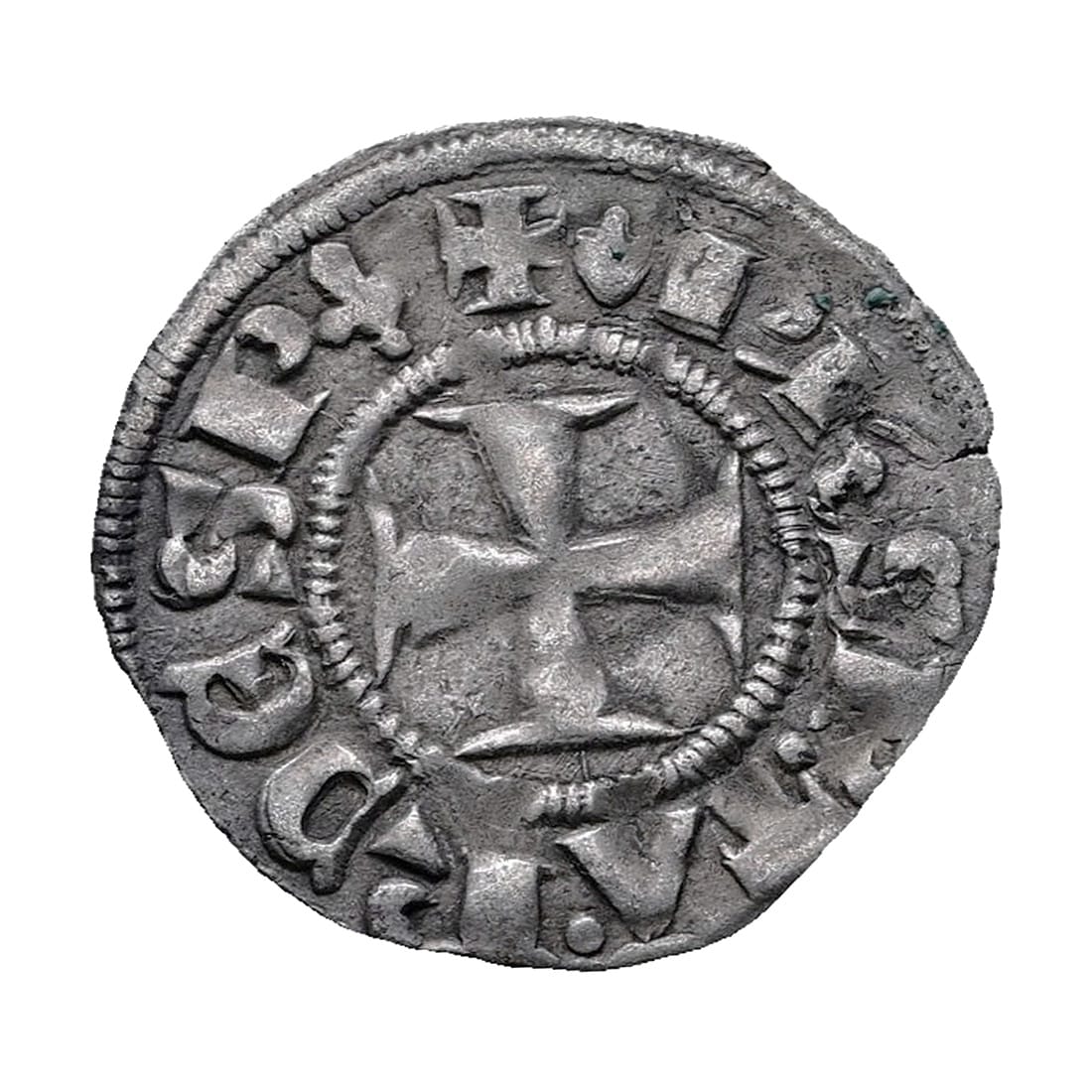 Philip of Taranto AR Denier - Crusader States, Despotate of Epirus