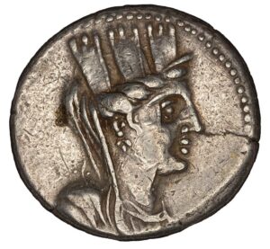 Phoenicia, Arados AR Tetradrachm - Turreted Bust of Tyche