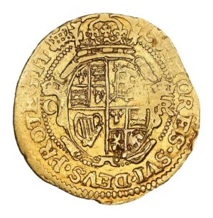 Charles I AU Crown - Stuart - Minted at Tower Under King (London)