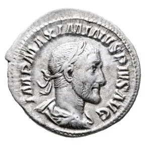 Maximinus Thrax AR Denarius - VICTORIA AVG