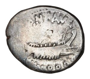 Marc Antony AR Denarius - Legion XII - Image 2