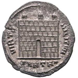 Maximianus AR Argenteus - VIRTVS MILITVM (First Reign)