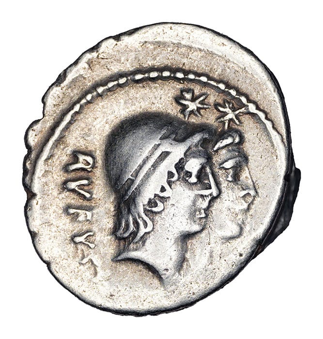 Mn Cordius Rufus AR Denarius - Venus Verticordia