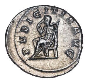 Alternative view of Otacilia Severa AR Antoninianus - PVDICITIA AVG