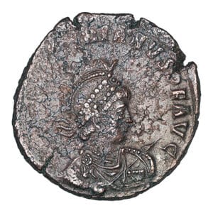 Valentinian II AE2 - GLORIA ROMANORVM (Constantinople Mint)