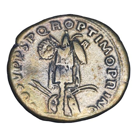 Alternative view of Trajan AR Denarius - SPQR OPTIMO PRINC