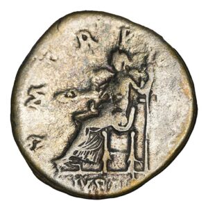 Alternative view of Hadrian AR Denarius - IVSTITIA