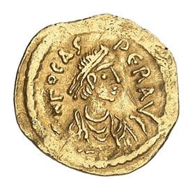 Phocas AU Tremissis - VICTORI FOCAS AV