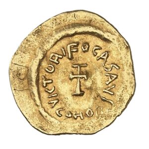 Alternative view of Phocas AU Tremissis - VICTORI FOCAS AV