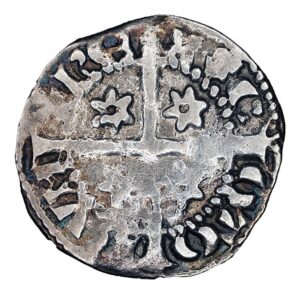 Alternative view of John Balliol - Scotland AR Penny - First Coinage (Berwick Mint)