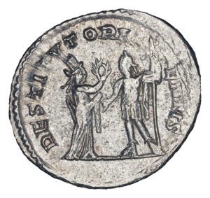 Alternative view of Valerian BI Antoninianus - RESTITVT ORIENTIS (Antioch Mint)