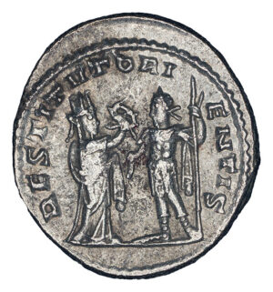 Alternative view of Valerian BI Antoninianus - RESTITVT ORIENTIS (Antioch Mint)