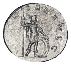 Alternative view of Valerian BI Antoninianus - VICTORIAE AVGG (Viminacium Mint)