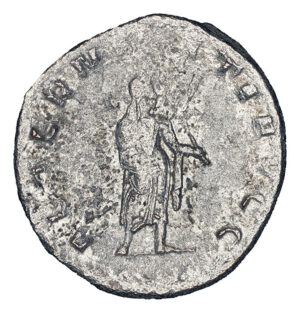 Alternative view of Valerian AR Antoninianus - AETERNITATI AVGG (Antioch Mint)