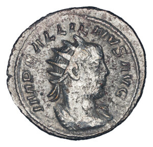Gallienus BI Antoninianus - VICTORIA GERMAN (Antioch Mint)