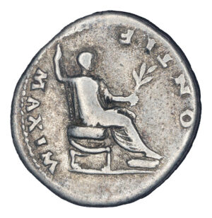 Vespasian AR Denarius - PONTIF MAXIM - Image 2