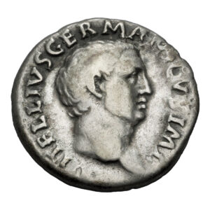 Alternative view of Vitellius AR Denarius - IVPPITER VICTOR