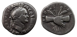 Vespasian AR Denarius - FIDES PVBL