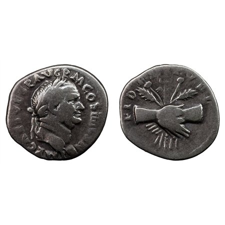 Vespasian AR Denarius - FIDES PVBL