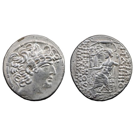 Aulus Gabinius as Proconsul AR Tetradrachm of Antioch, Seleucis and Pieria.