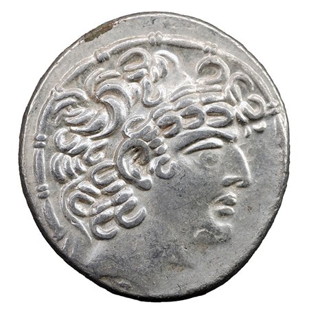 Alternative view of Aulus Gabinius as Proconsul AR Tetradrachm of Antioch, Seleucis and Pieria.