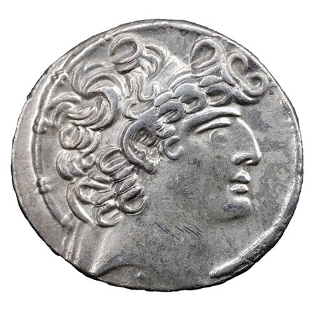 Alternative view of Cassius Longinus AR Tetradrachm of Antioch, Seleucis and Pieria