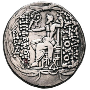 Antiochos VIII Epiphanes (Grypos) AR Tetradrachm - Seleucid, Antioch on the Orontes - Image 3