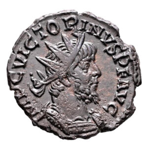 Victorinus AE Antoninianus - SALVS AVG (Gallic Empire) - Image 2