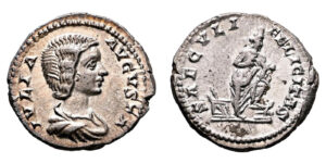 Julia Domna AR Denarius - SAECVLI FELICITAS