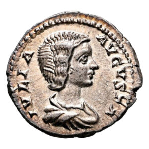 Julia Domna AR Denarius - SAECVLI FELICITAS - Image 2