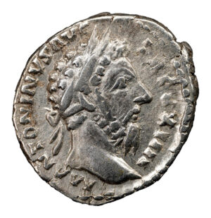 Marcus Aurelius AR Denarius - FELICITAS AVG COS III - Image 2