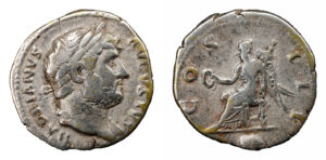 Hadrian AR Denarius - Victory Seated