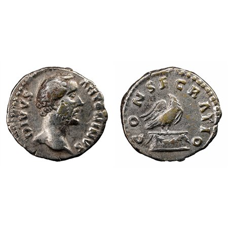 Divus Antoninus Pius AR Denarius - CONSECRATIO