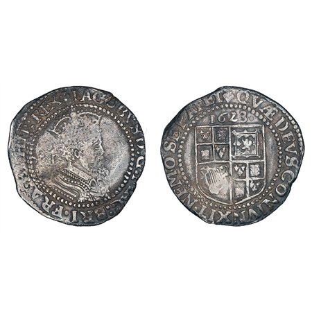 James I AR Sixpence - Third Coinage (London Mint)