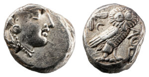 Attica, Athens AR Tetradrachm - Owl (Frontal Eye Type)
